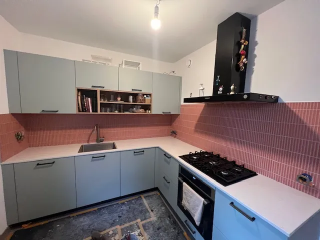 Afgewerkte badkamer